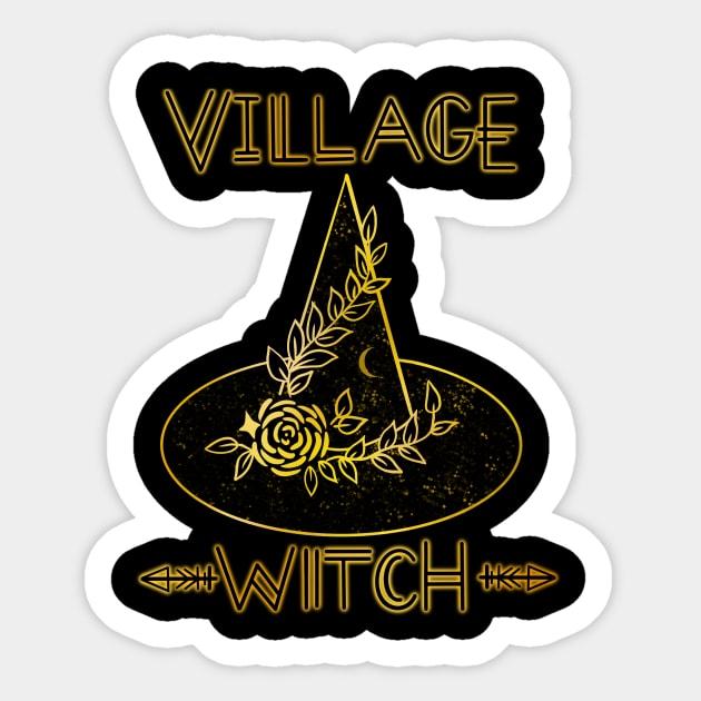 Village witch Sticker by TheRainbowPossum